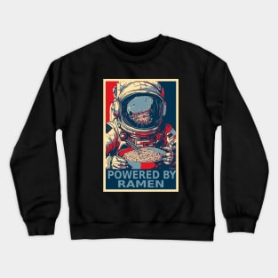 Astronaut Eating Ramen Crewneck Sweatshirt